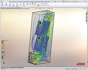 Figure 2. FloTHERM XT has an easy-to-use customisable interface.